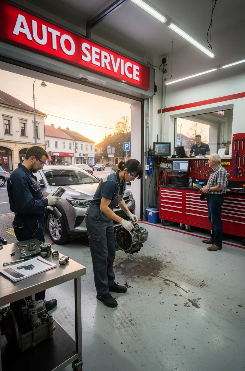 Automobilový servis v Slovensku vykonáva rýchlu výmenu oleja s profesionálnym prístupom a moderným vybavením.